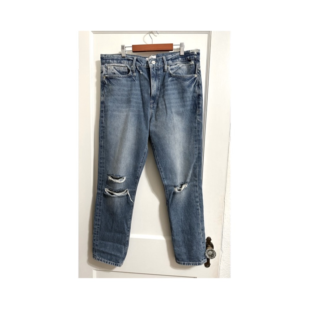 ❌SOLD❌ FRAME Le Beau Loose-fit Cropped Jeans • SIZE 29